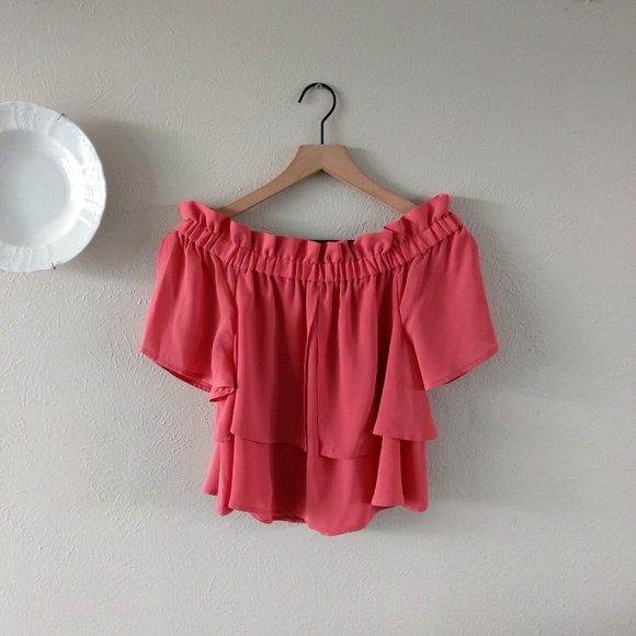 Leith Off The Shoulder Layer Blouse - Picture 3 of 5